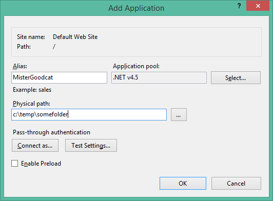 IIS Web Application